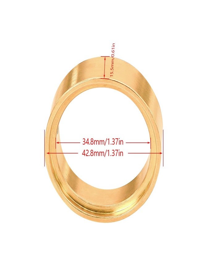 FACCNOY 4pcs Heavy Brass Counterweight Wheel Hub Wheel Ring Clamp Rings for FMS 1/24 Power Wagon FCX24 RC Crawler Car Model Upgrade Part - Image 4